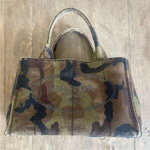 Prada Camouflage Tote